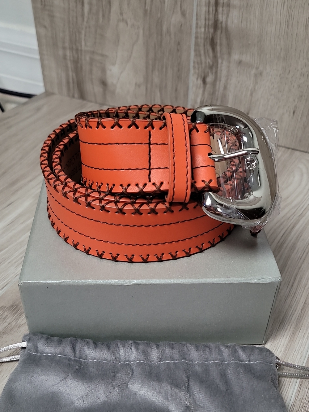 Women's Risantry Leather Belt  NEW